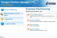 Paragon Partition Manager Free Edition