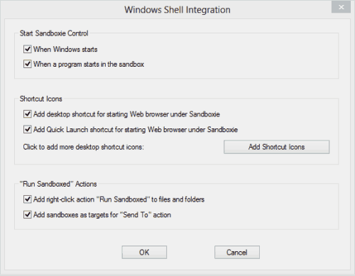 Windows Shell Integration