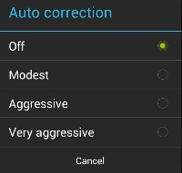 Auto-Correction