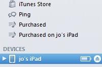 Sync iPad with iTunes