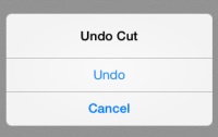 Undo Cut