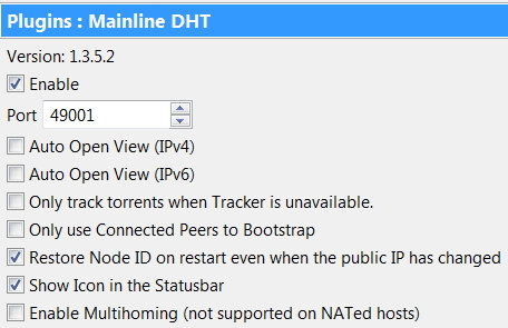 vuze-tools-options-plugins-mainline-dht-settings