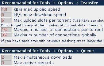 azureus-calculator-settings-results