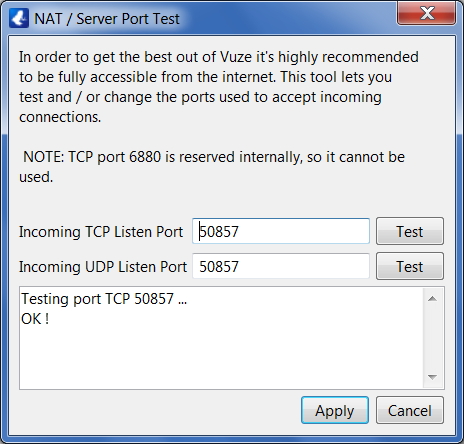 vuze-optimize-speed-nat-firewall-test-tcp-result