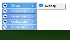 Desktop Tool Menu