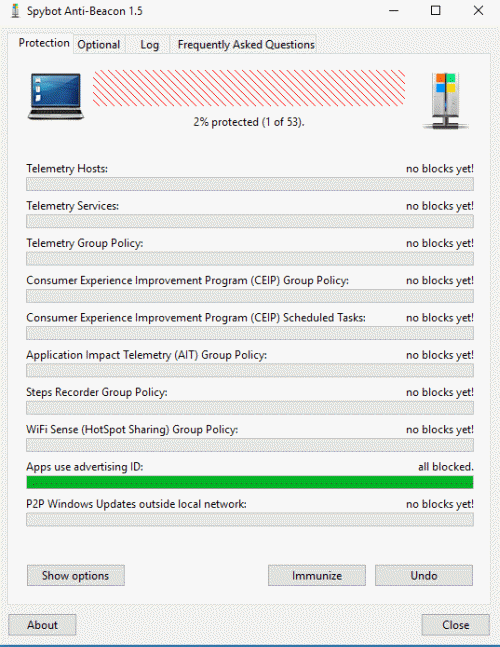 Windows 10 Spybot Anti-Beacon