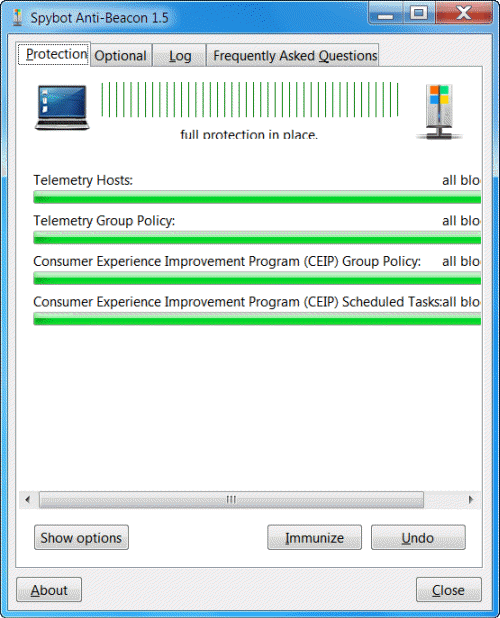 Windows 7 Spybot Anti-Beacon