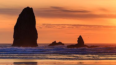 Sunset Cannon Beach OR